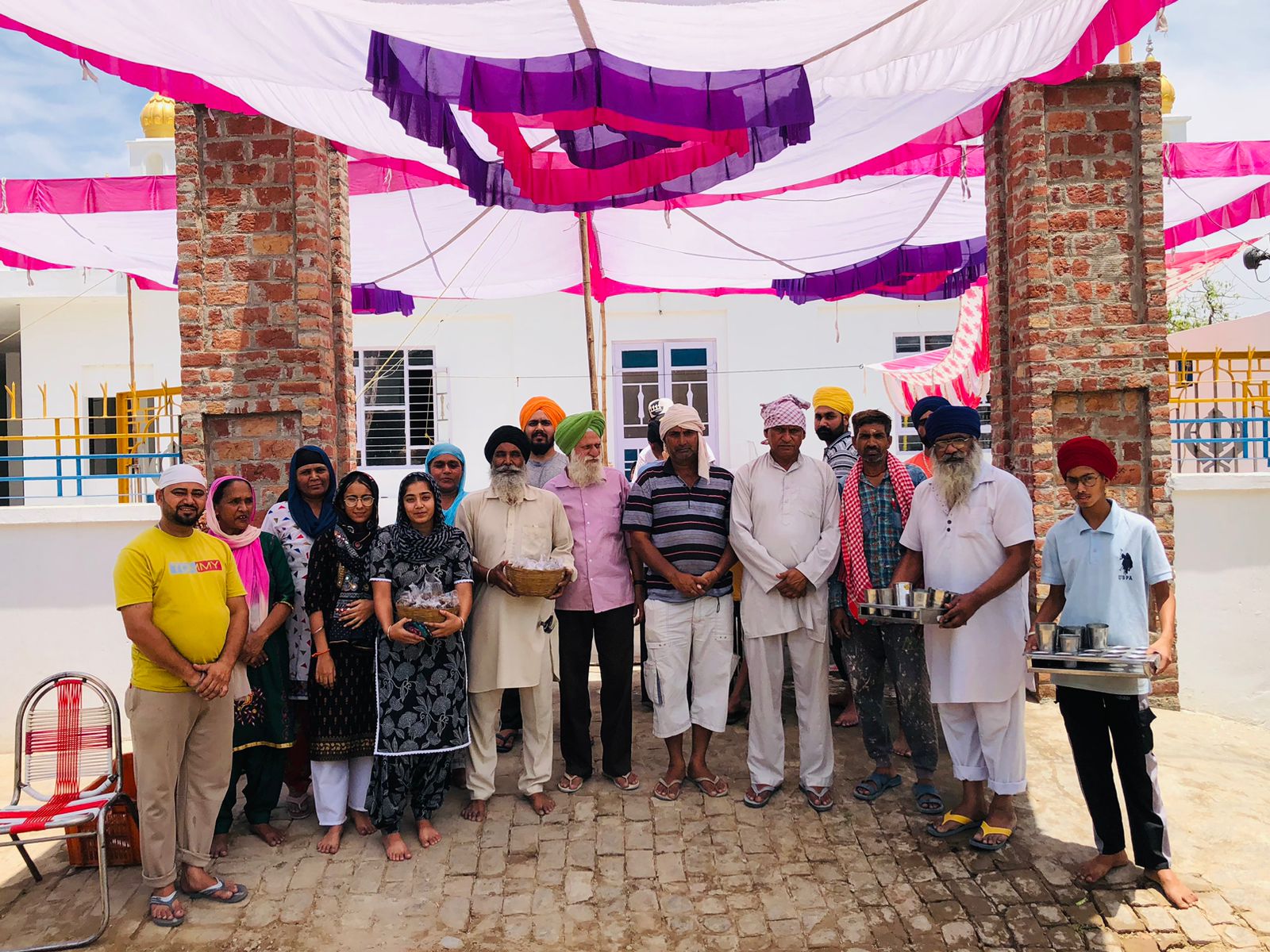 In the village of Kitna, cold sweet water was installed